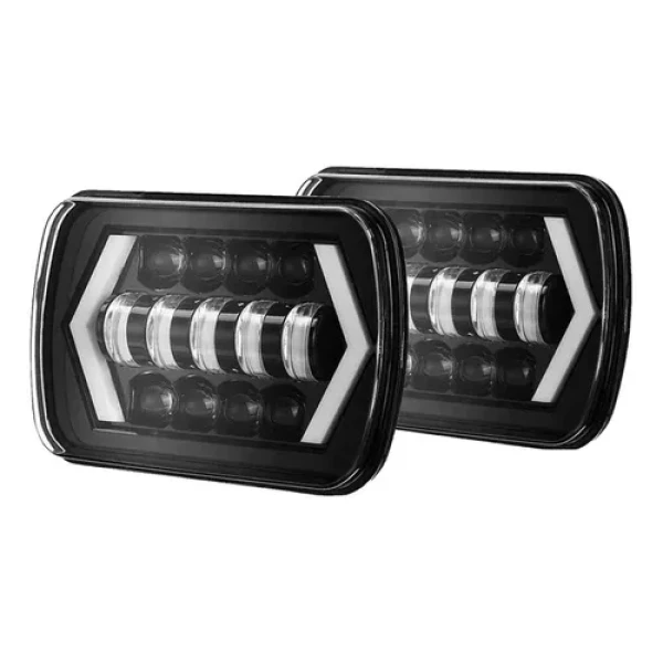 Optico Led 7" C/ Intermitente 12vcc (racingtec)